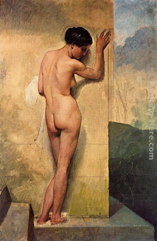 Nudo di donna stante painting - Francesco Hayez Nudo di donna stante art painting